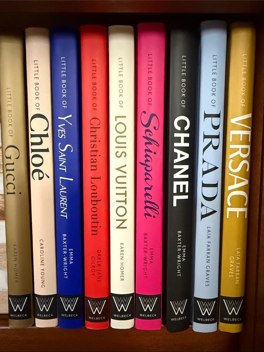 Set of 9 Little Book of Fashion Designer Coffee Table Books